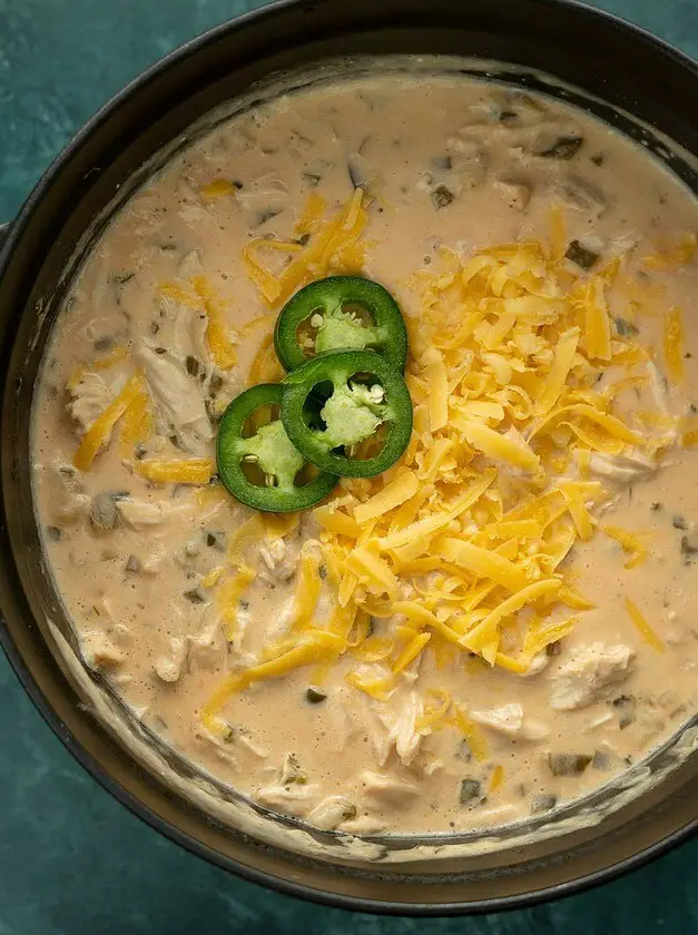 Cheesy Jalapeno Chicken Soup