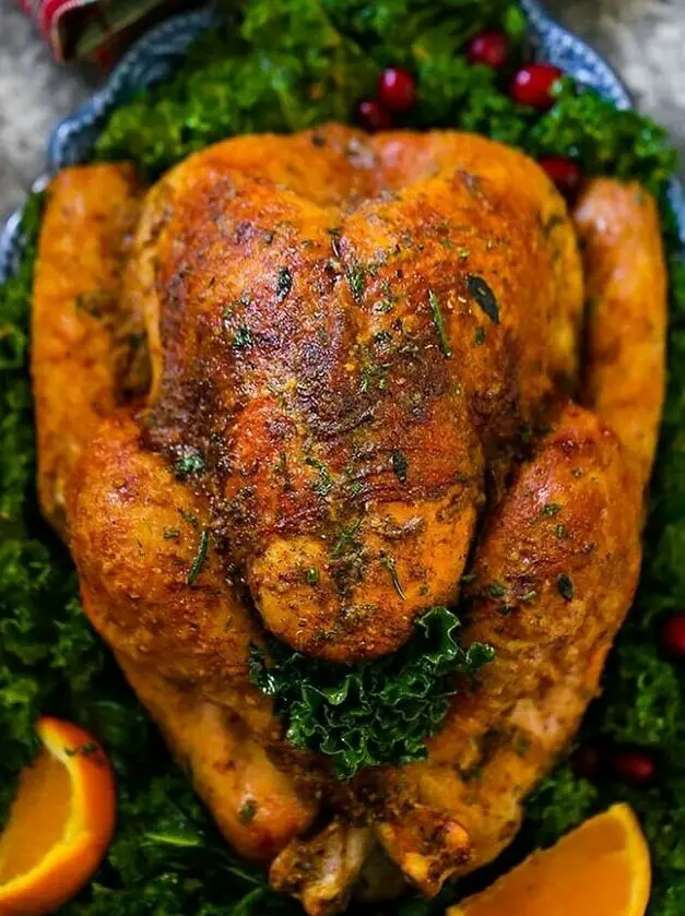 Juicy Roast Turkey with Herb Butter