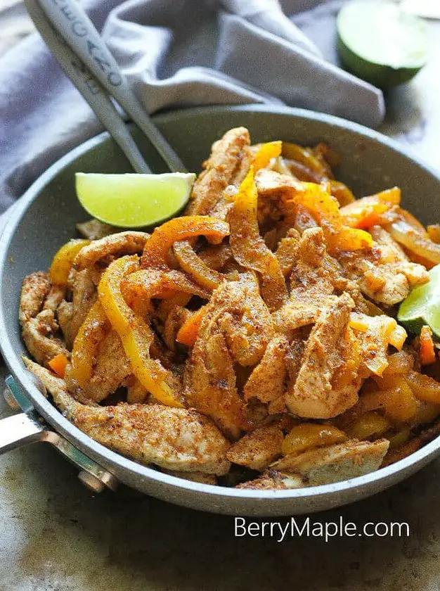 One Pan Chicken Fajitas