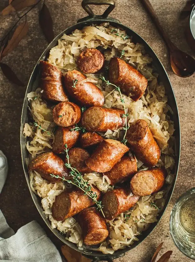 Kielbasa and Sauerkraut