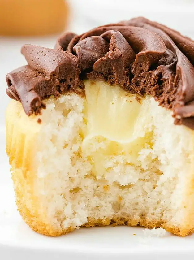 Boston Cream Cupcakes