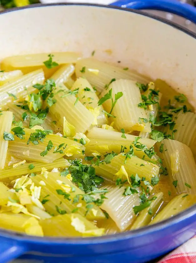 Easy Braised Celery