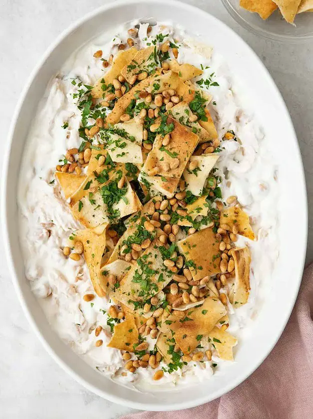 Lebanese Chicken Fatteh