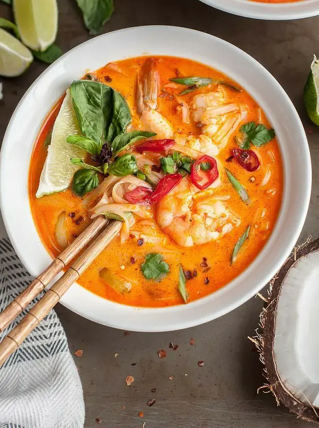 Thai Shrimp Noodle Soup