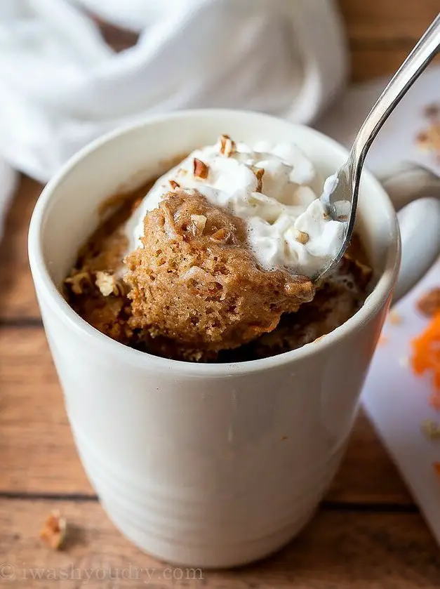 Carrot Cake Mug Cake