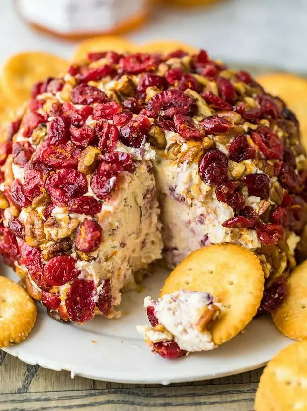 Orange Cranberry Cheese Ball