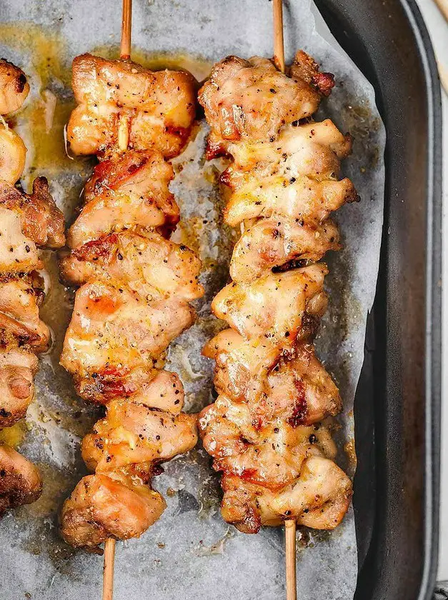 Air Fryer Chicken Skewers