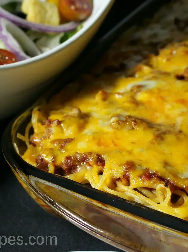 Layered Baked Spaghetti