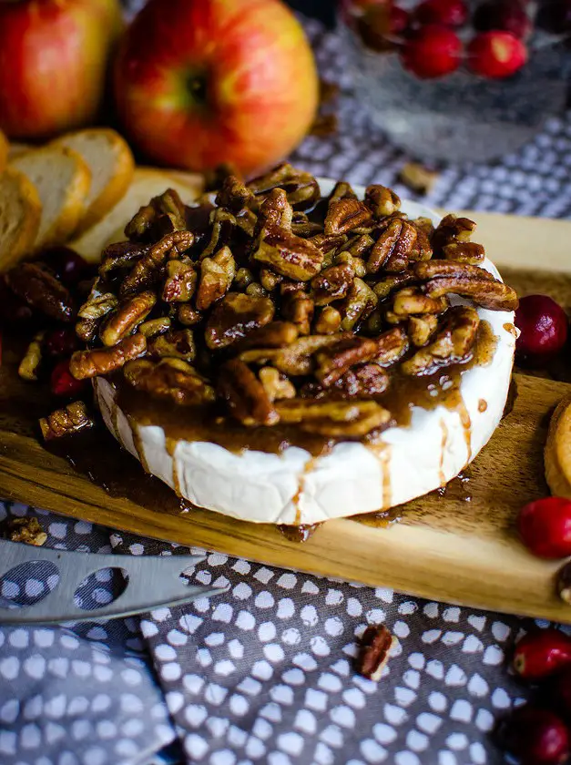 Maple Pecan Baked Brie