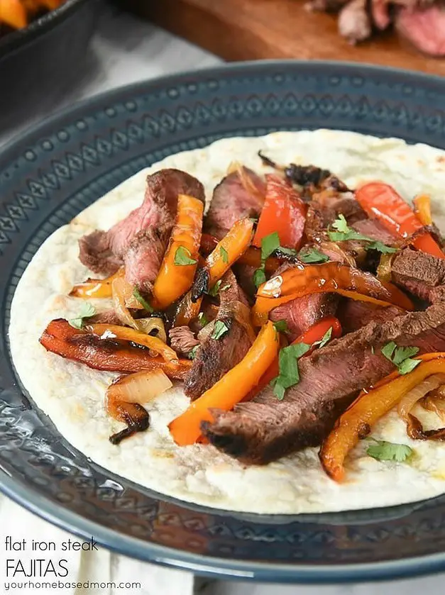 Flat Iron Steak Fajitas