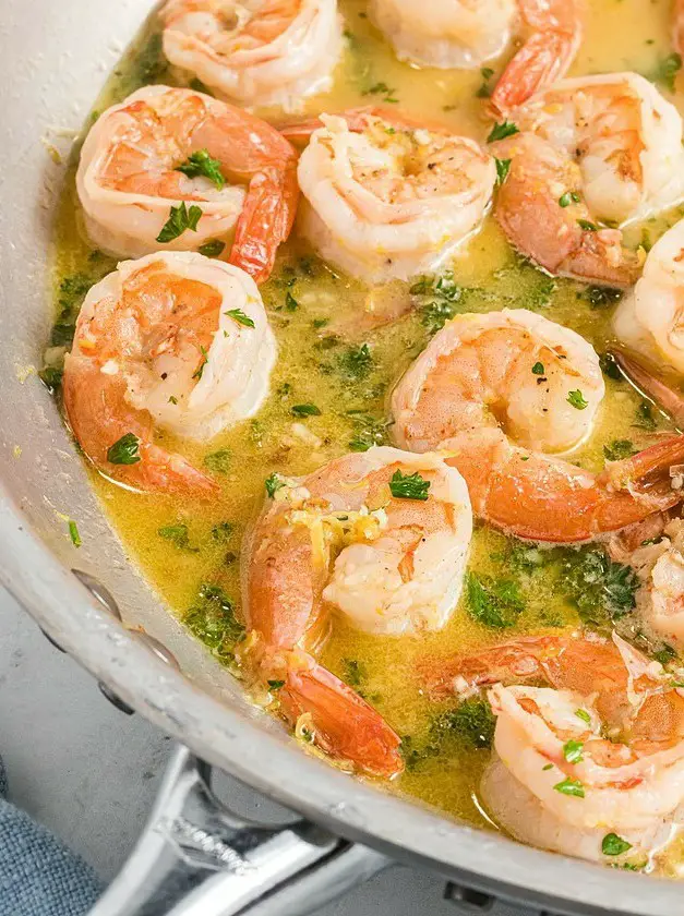 Meyer Lemon Shrimp Scampi