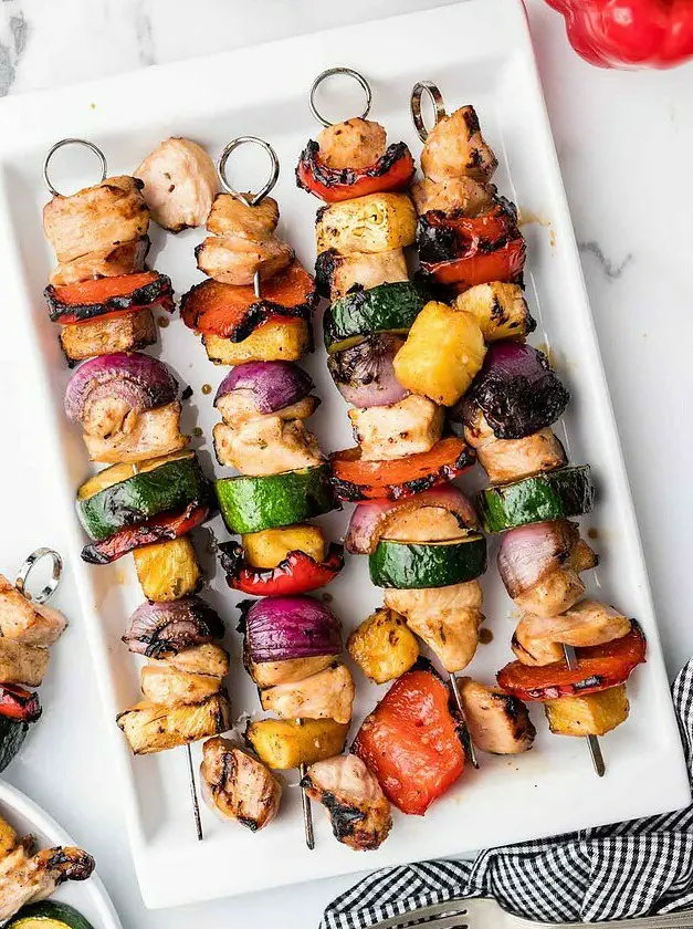 Chicken Kabobs and Marinade