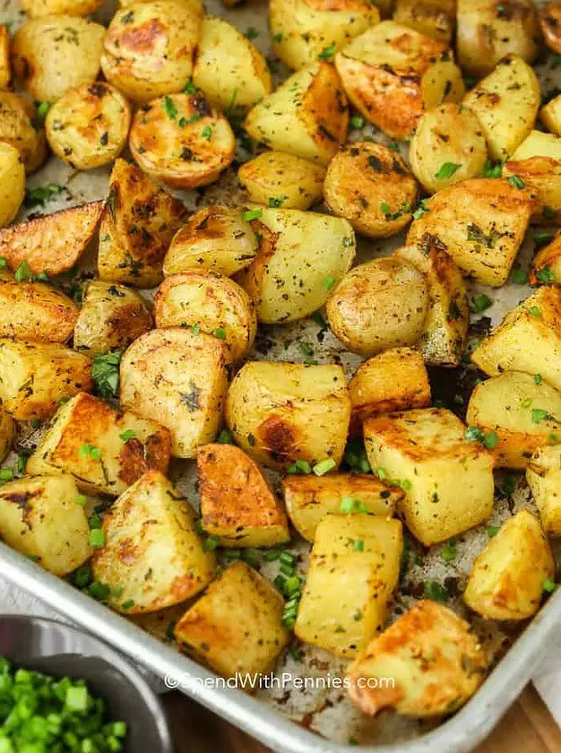 Easy Oven Roasted Potatoes