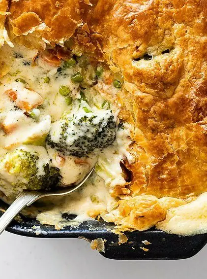 Creamy Vegetarian Pot Pie