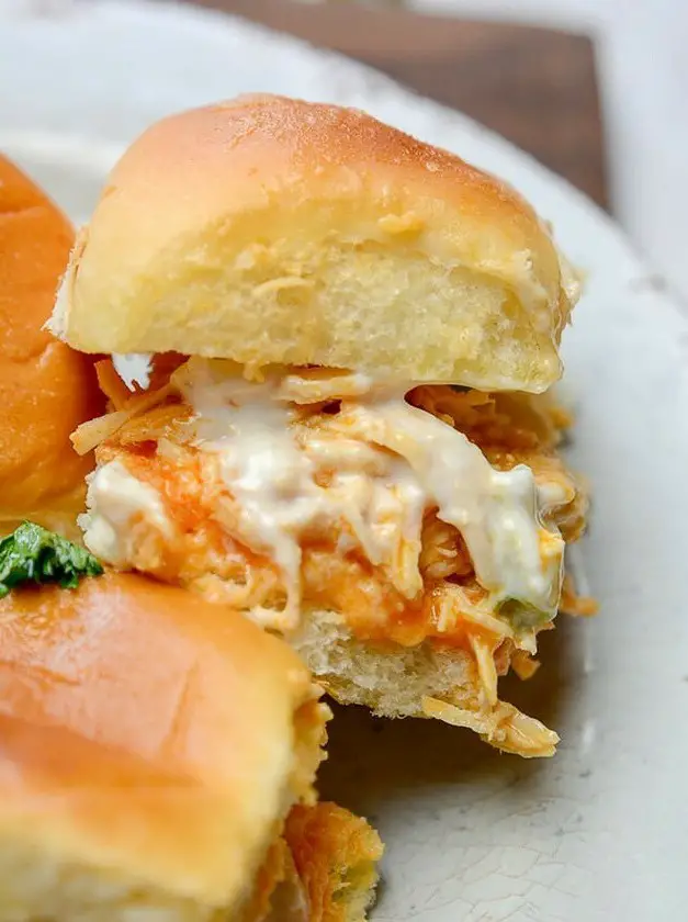 Instant Pot Buffalo Chicken Sliders