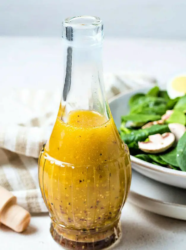 Spinach Salad Dressing with Dijon Mustard