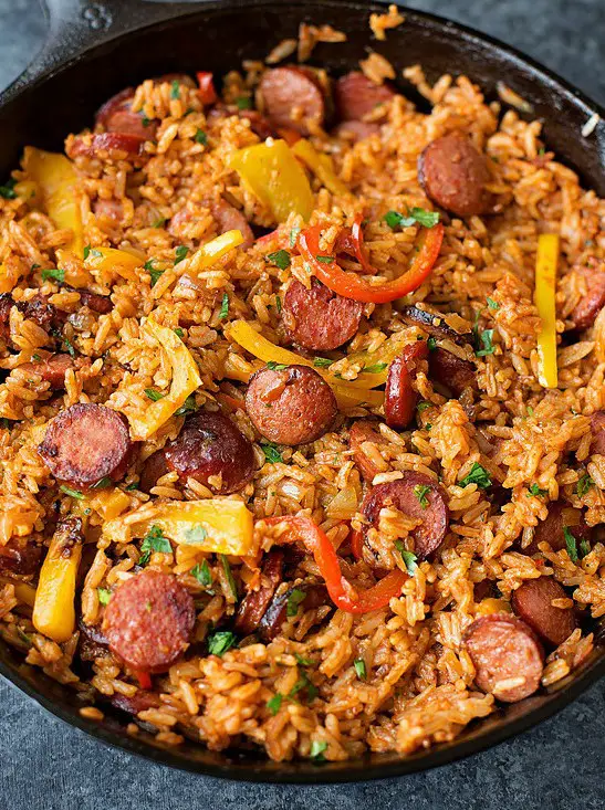 Sausage and Rice Skillet