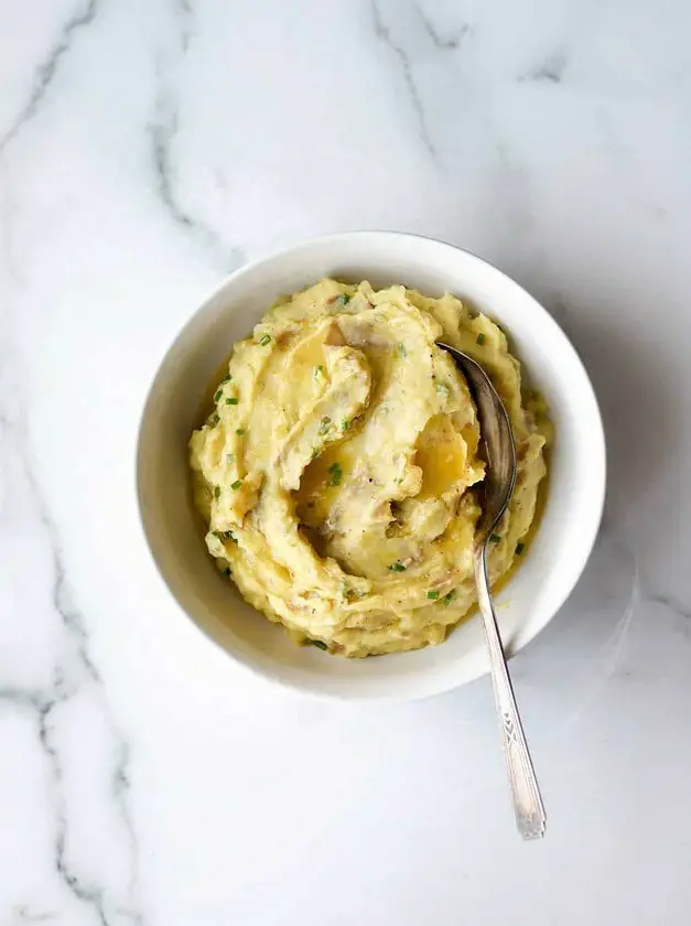 Rustic Yukon Mashed Potatoes