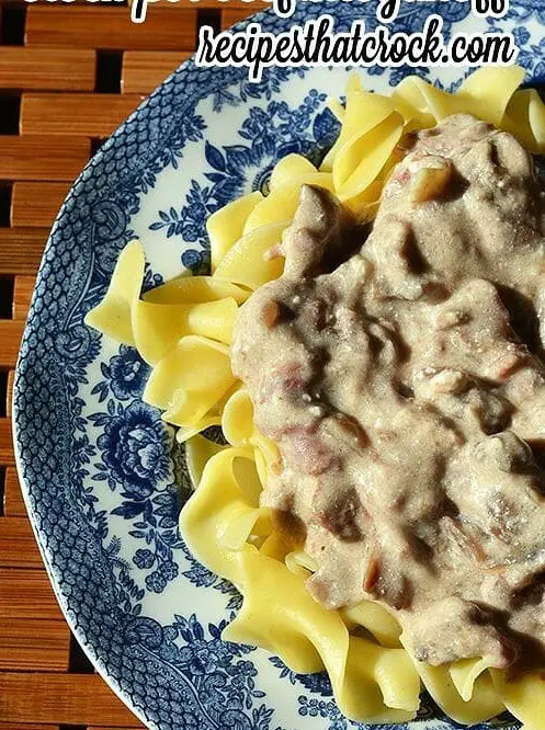 Crock Pot Beef Stroganoff