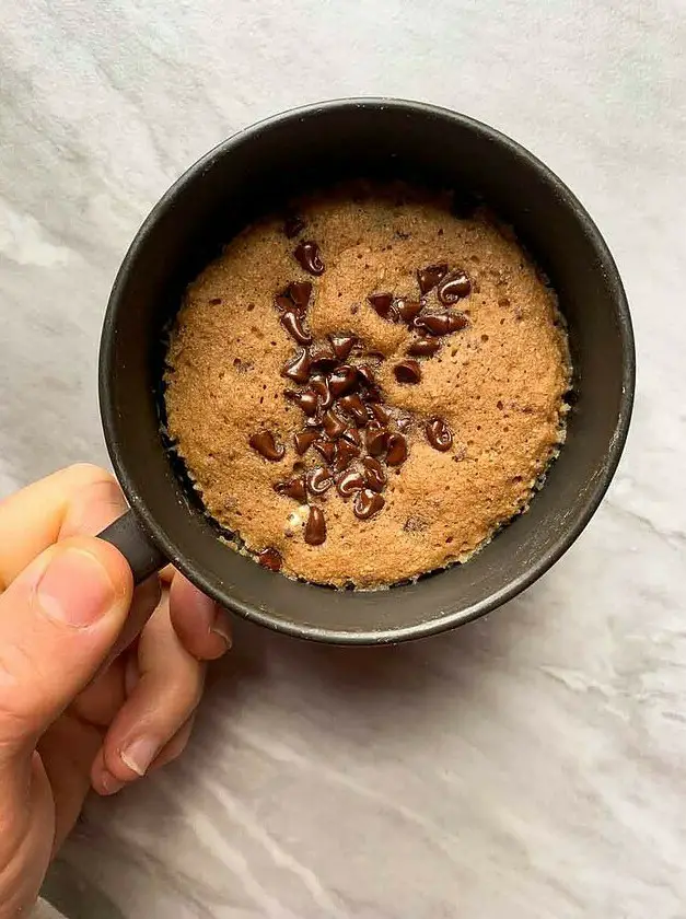 Healthy Double Chocolate Mug Cake