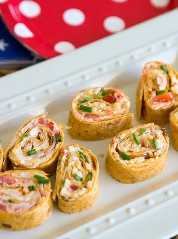 Firecracker Cream Cheese Pinwheels