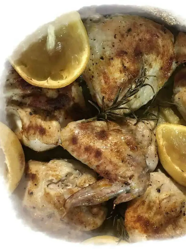 Dutch Oven Lemon and Chicken