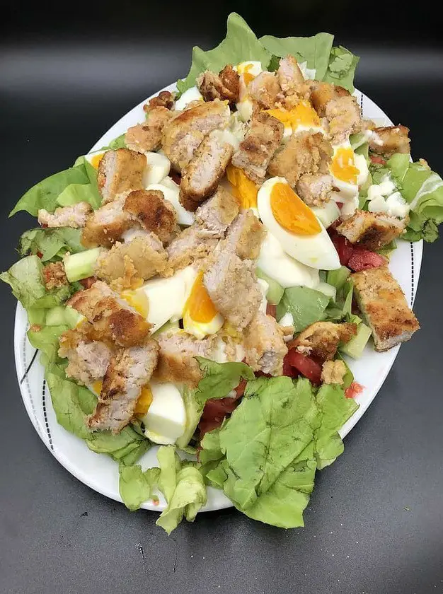 Leftover Fried Chicken Salad