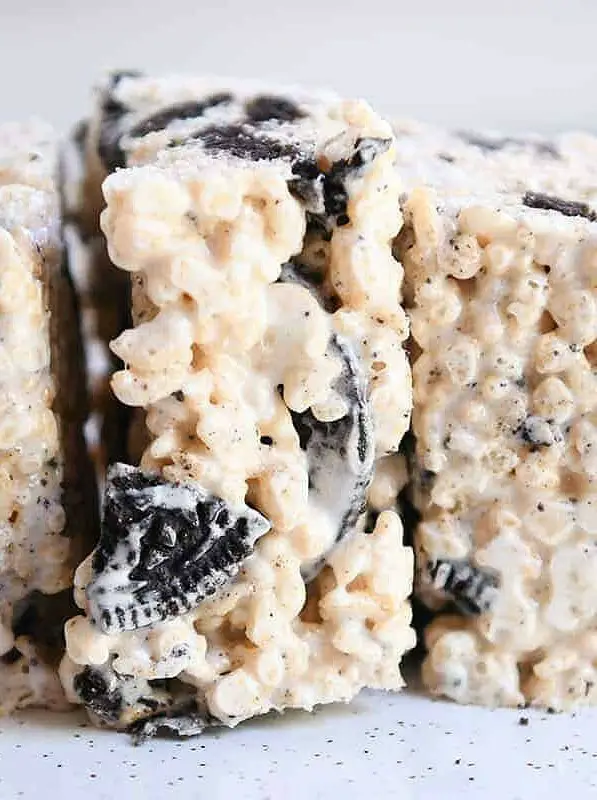 Perfect Oreo Rice Krispie Treats