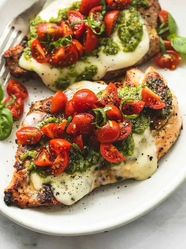 Grilled Chicken Margherita