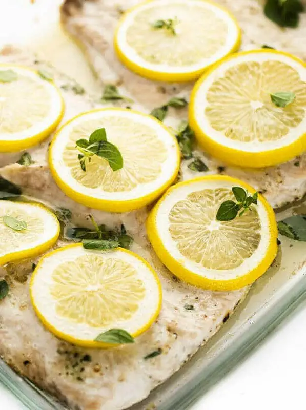 Lemon Butter Baked White Fish