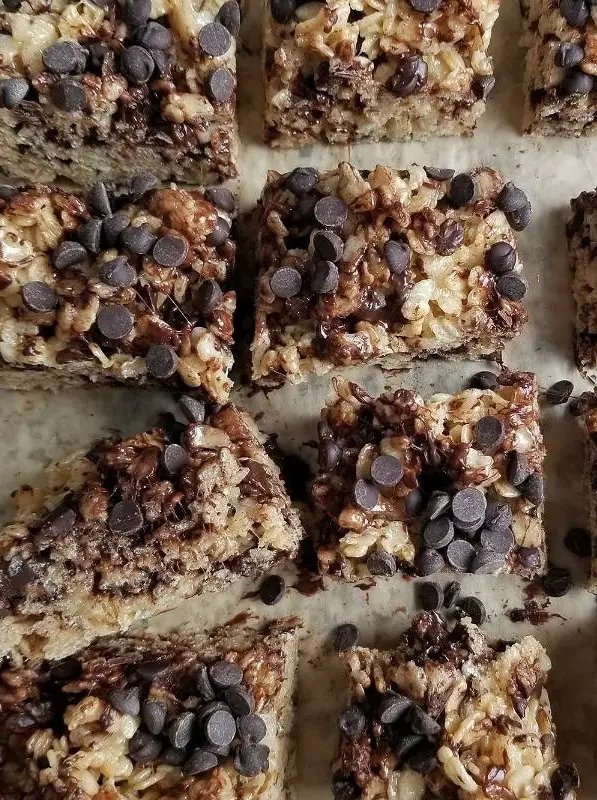 Chocolate Chip Rice Krispie Treats