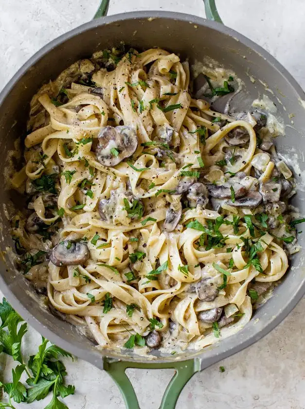 Vegan Mushroom Pasta