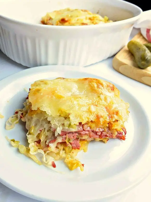 Easy Keto Reuben Casserole