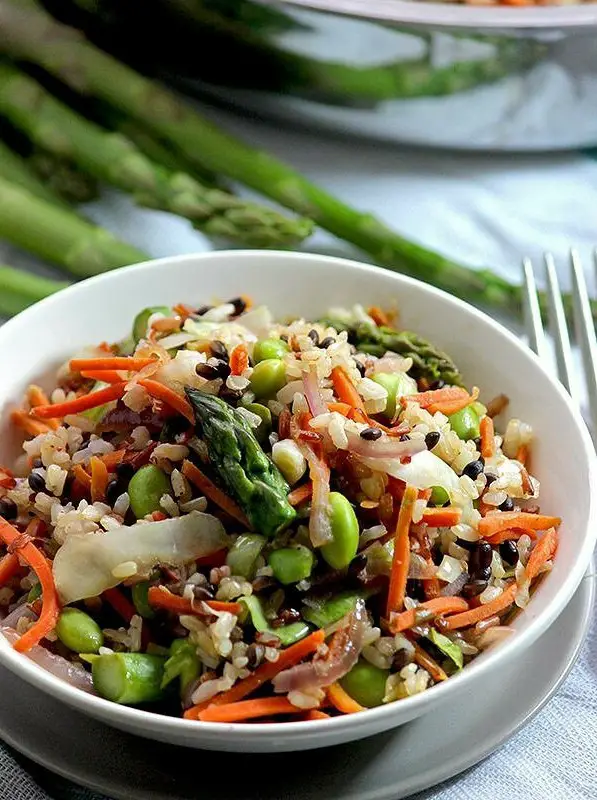 Veggie Stir Fry & Wild Rice