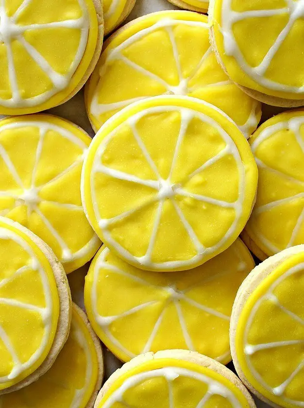 Lemon Sugar Cookie Lemon Slices