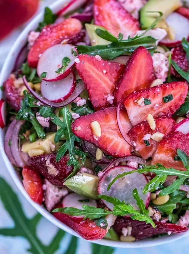 Arugula Strawberry Salad