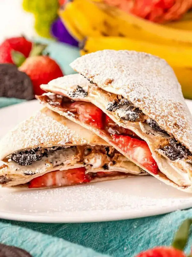 TikTok Tortilla Dessert Wrap Hack