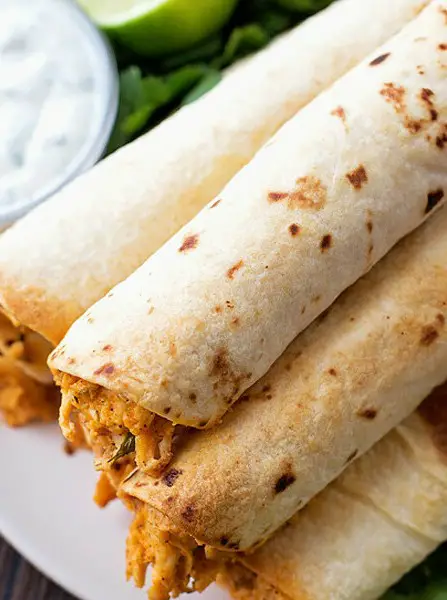 Oven Baked Chicken Taquitos