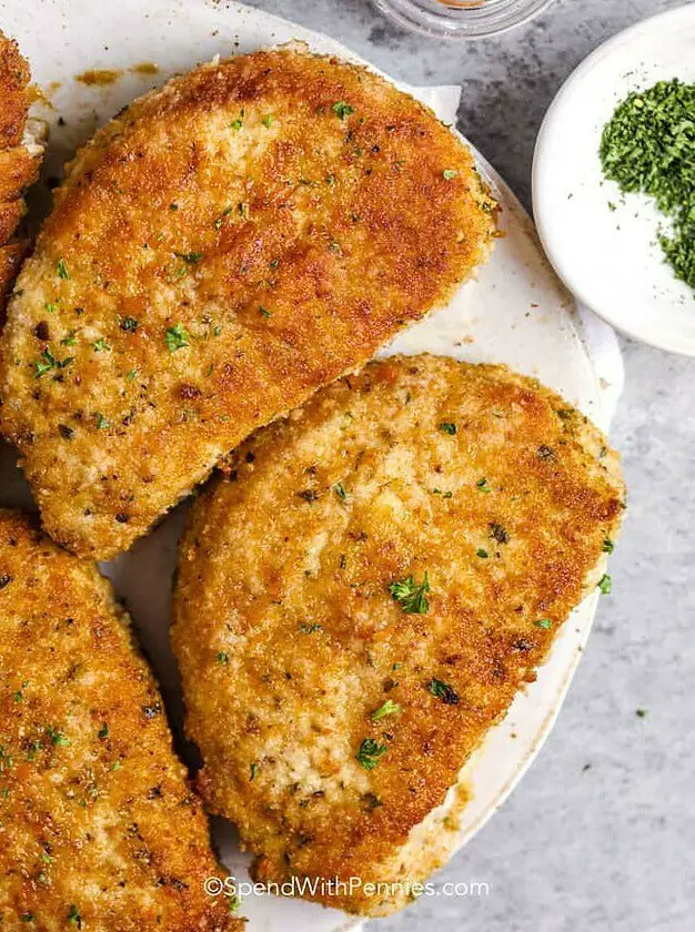 Crispy Breaded Pork Chops