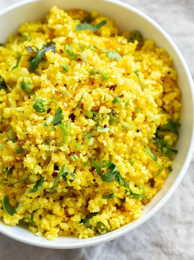 Turmeric Cauliflower Rice