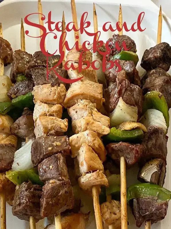 Steak and Chicken Kabobs