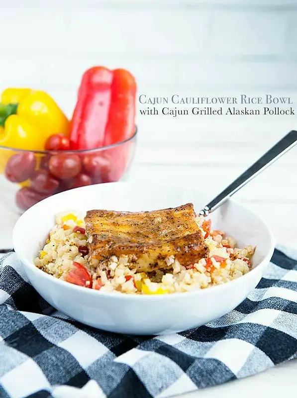 Cajun Cauliflower Rice Bowl