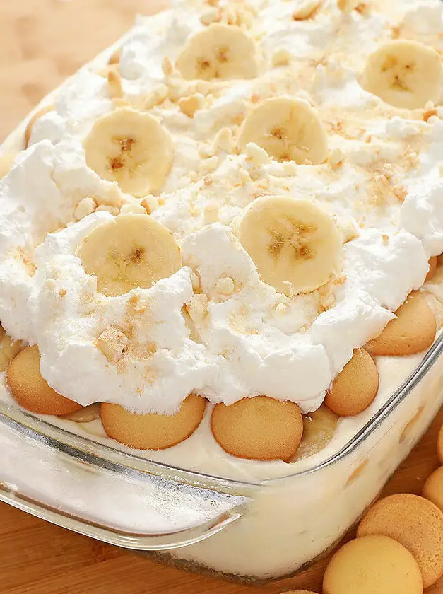 No Bake Banana Pudding Lasagna