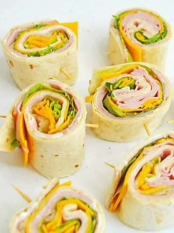 Ham and Cheese Pinwheels