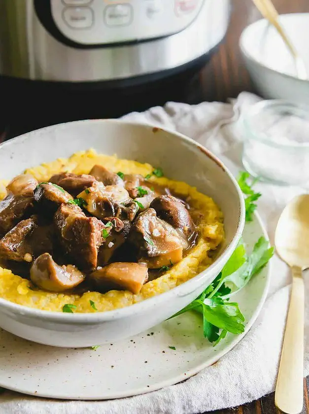 Instant Pot Beef and Mushroom Stew