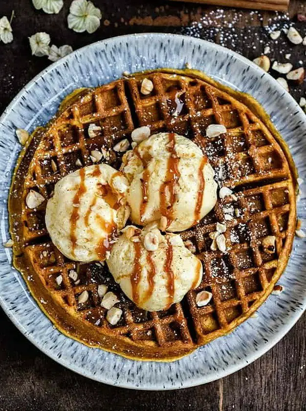 Pumpkin Spice Waffles