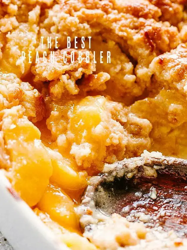 Easy Peach Cobbler