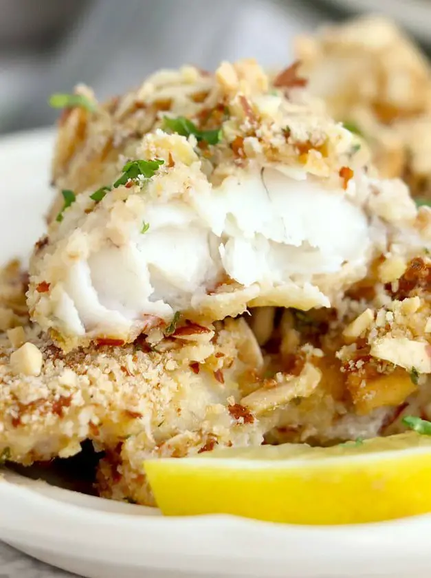 Almond Crusted Walleye