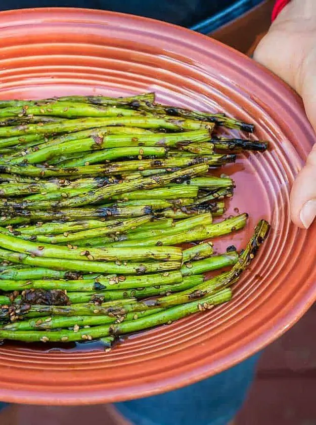 Grilled Teriyaki Asparagus