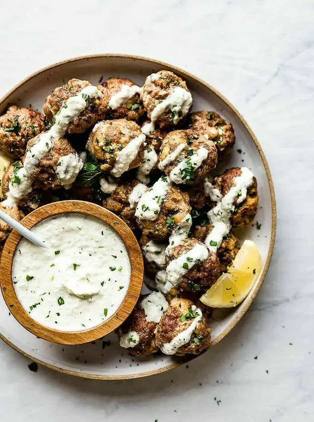 Greek Lamb Meatballs